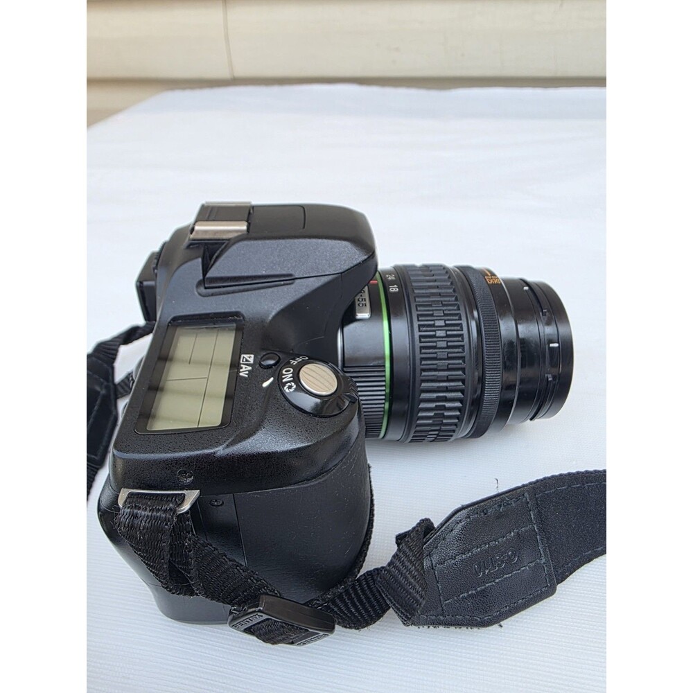 Pentax ist DL 6.1MP DSLR Camera Black w/ DA 18-55mm Lens Tested And Works - Picture 8 of 16